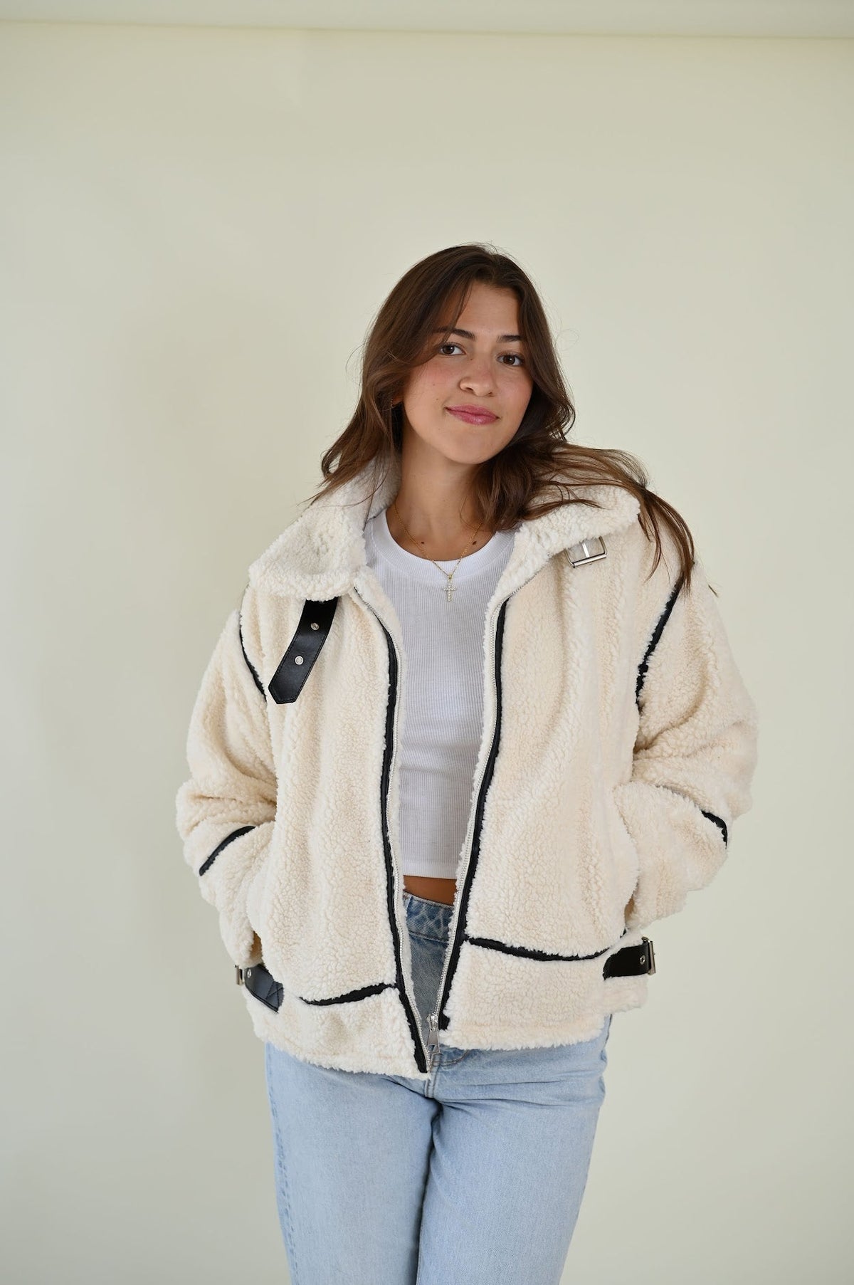 Sherpa-Jacke für kühle Tage
