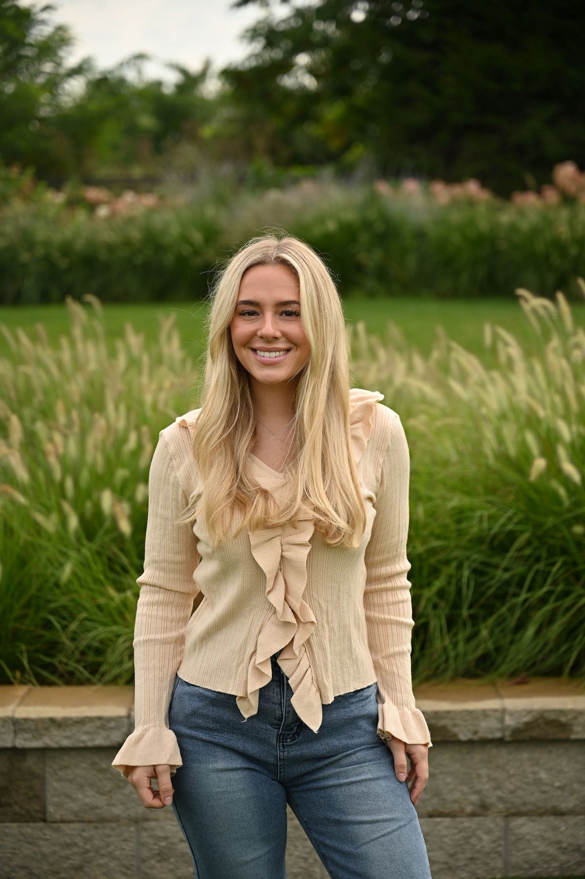 Pullover in Creme