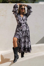 Gimena - Kleid mit Blumendruck