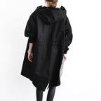 Damen Trenchcoat in Übergröße mit leichter Kapuze - Simona