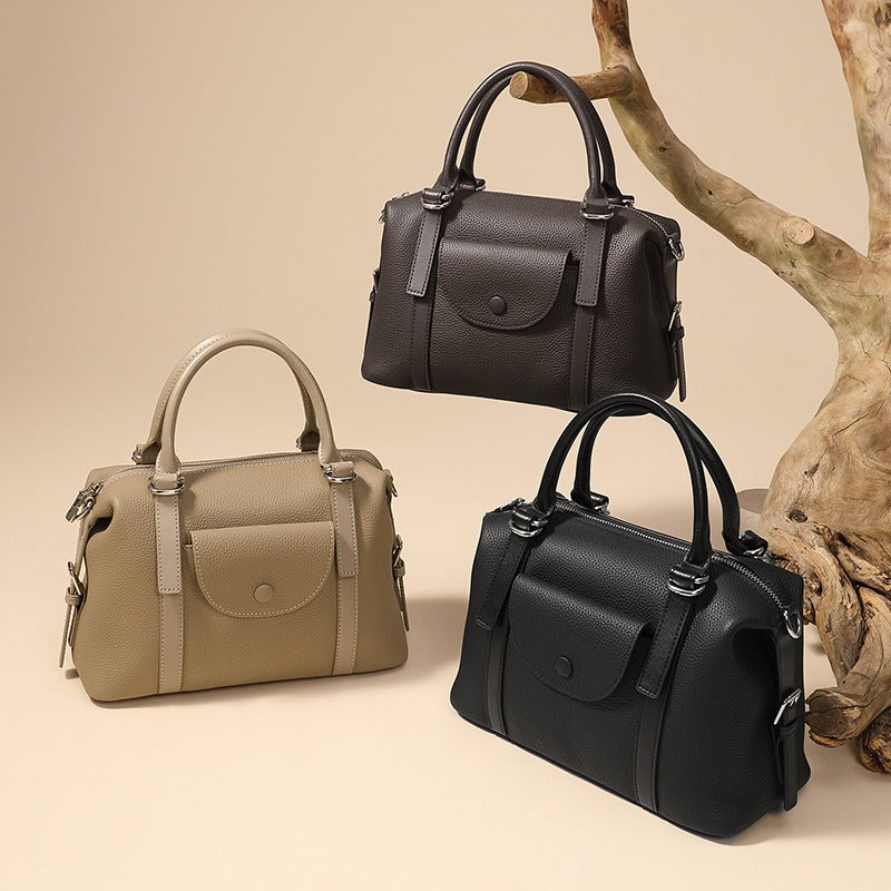 Handtasche aus Synthetikleder für Damen in strukturiertem Design - Renata
