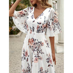 Langes geblümtes Kleid für Frauen - Sorelia
