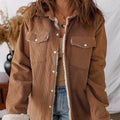 Gefütterte Damen-Cordjacke - Liora