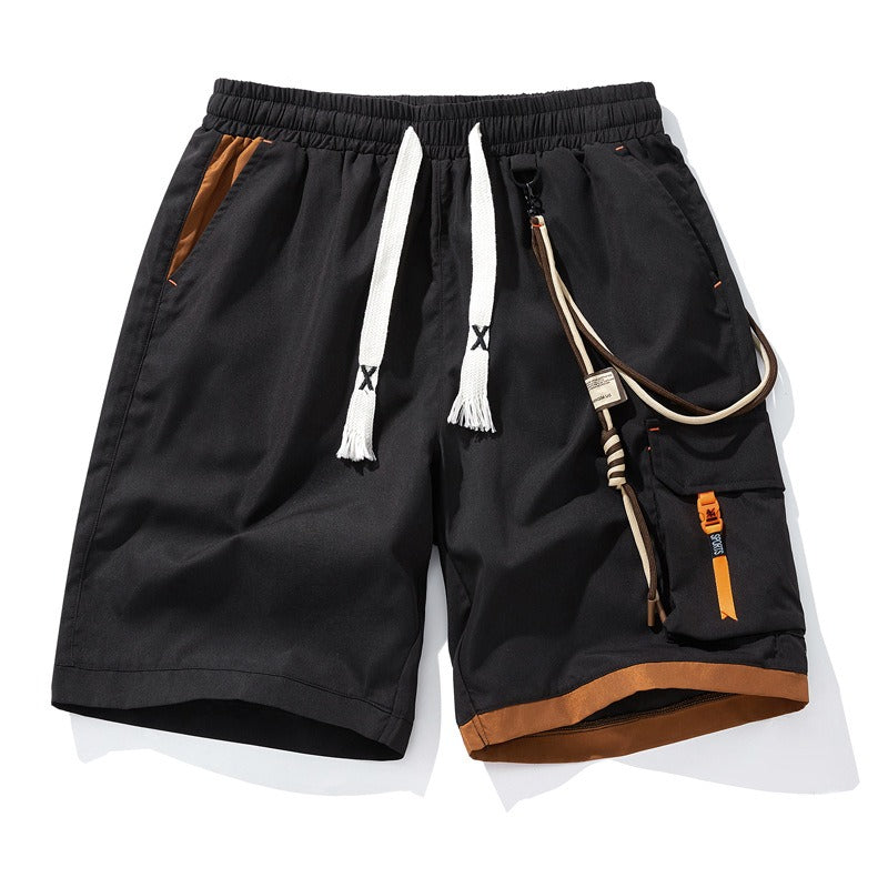 Sportliche Shorts für Herren mit dekorativer Seitentasche - Victor