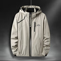 Wasserdichte Jacke mit Kapuze für Herren im Outdoor-Stil - Florian