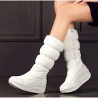 Wasserdichte High-Top-Thermostiefel für Damen mit Plateau - Aurora