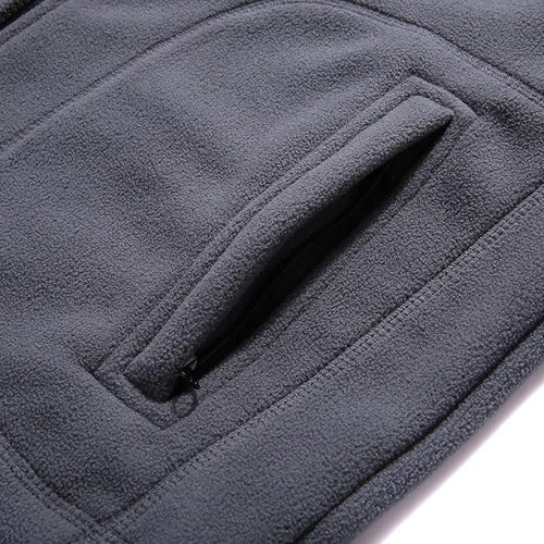 Ärmellose Herrenweste aus Fleece mit Thermofutter und Reißverschluss - Daryl