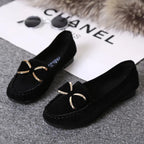 Damen Metallic-Schleifen-Slipper - Beatrice