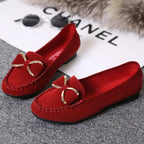 Damen Metallic-Schleifen-Slipper - Beatrice