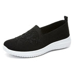 Atmungsaktive orthopädische Damenpantoffeln mit Blumenstickerei - Nerea