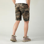 Herren Cargo-Shorts Camouflage Stretch-Baumwolle - Enzo