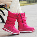 Wasserdichte gepolsterte Damen-Schneestiefel mit hohem Schaft - Flavia