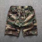 Herren Cargo-Shorts Camouflage Stretch-Baumwolle - Enzo