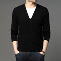 Herren Feinstrickjacke slim fit basic style - Theo