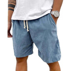 Lässige Cord-Shorts für Männer, mittelgroße, lockere Passform - Eland