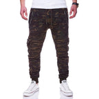 Sportliche Herren-Jogginghose mit Cargotaschen und gerippter Struktur - Brant