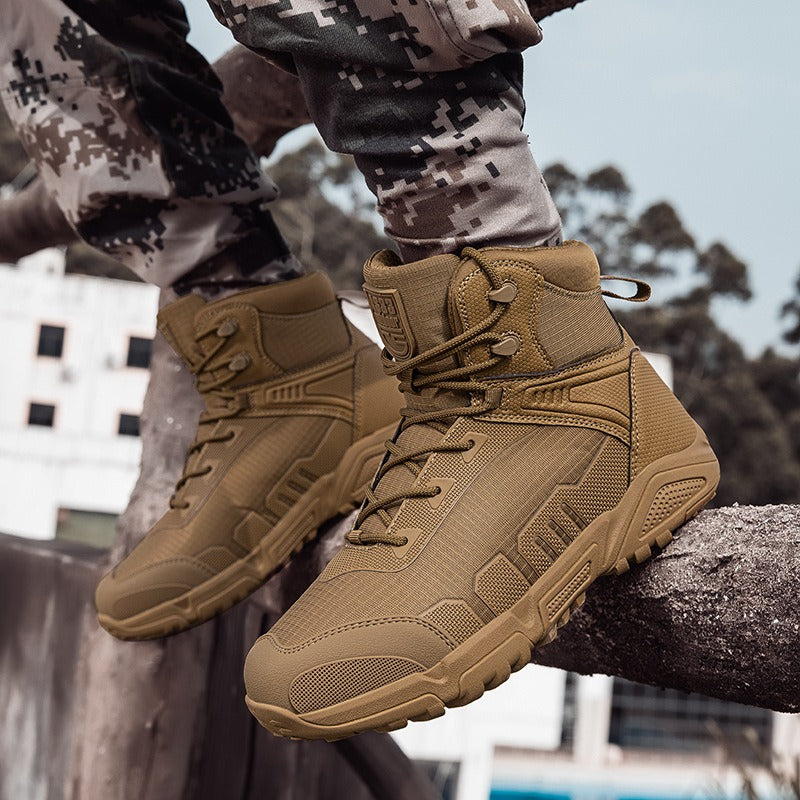 Taktische, mittelhohe, rutschfeste Stiefel für Männer - Rexton