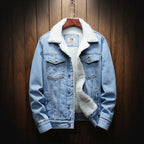 Herren-Jeansjacke mit Fleece-Futter - Lior