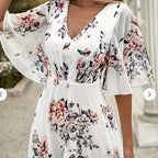 Langes geblümtes Kleid für Frauen - Sorelia