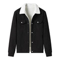 Herren-Cordjacke mit Fleece-Futter, legerer Stil - Alain