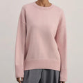 Grobstrickpullover mit Rundhalsausschnitt - Elva