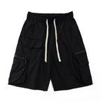 Damen-Shorts mit großen Taschen und lässigen Reißverschlüssen - Fey