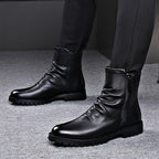 Herren-Stiefeletten aus Leder - Larenzo