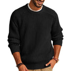 Herren Pullover mit Rundhalsausschnitt aus Grobstrick - Levik