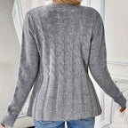 Geflochtene Strickjacke - Marivonne