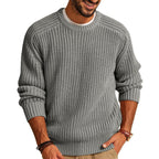 Herren Pullover mit Rundhalsausschnitt aus Grobstrick - Levik