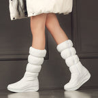 Wasserdichte High-Top-Thermostiefel für Damen mit Plateau - Aurora