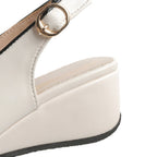 Damen Schuhe mit niedrigem Absatz Minimalistisches Design - Céleste