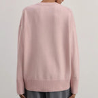 Grobstrickpullover mit Rundhalsausschnitt - Elva
