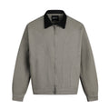 Herrenjacke in Wildlederoptik mit Druckknopfverschluss - Ernesto
