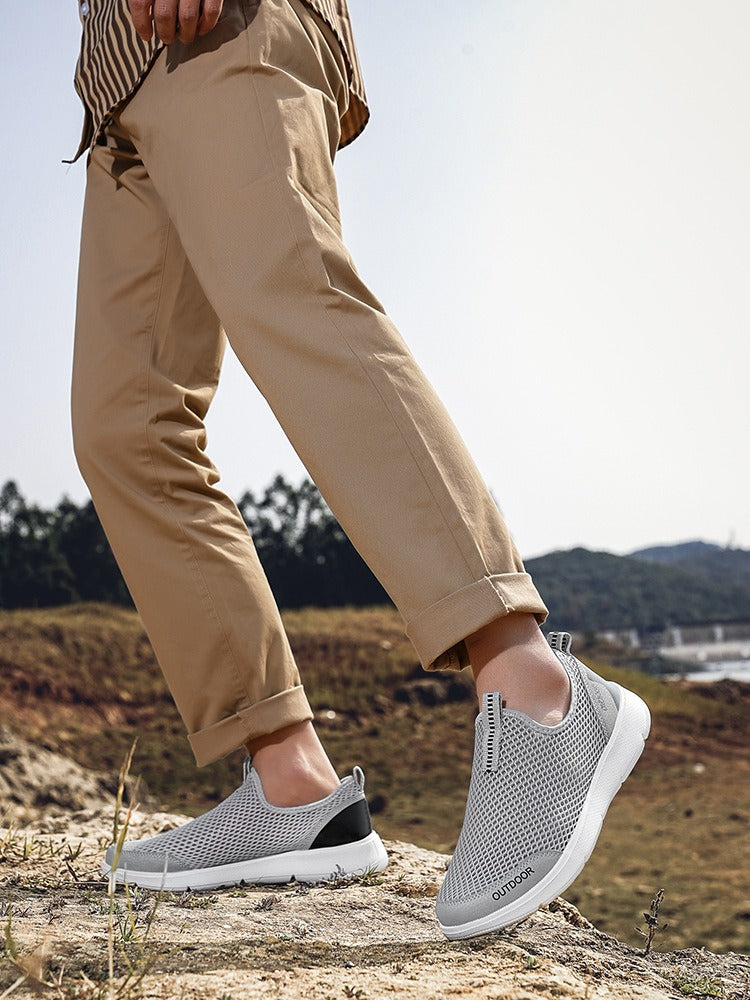 Atmungsaktive Herrenschuhe mit sportlicher Sohle - Iker