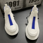 Urbane Plateau-Turnschuhe mit Kontrast - Darek