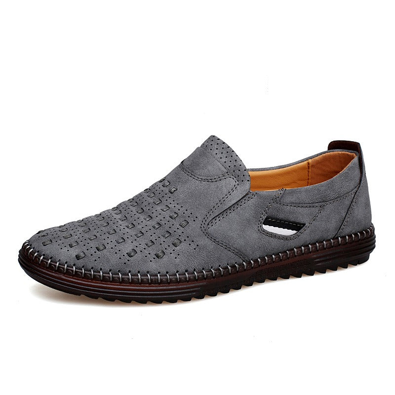 Herren Slipper aus perforiertem Leder - Dalton