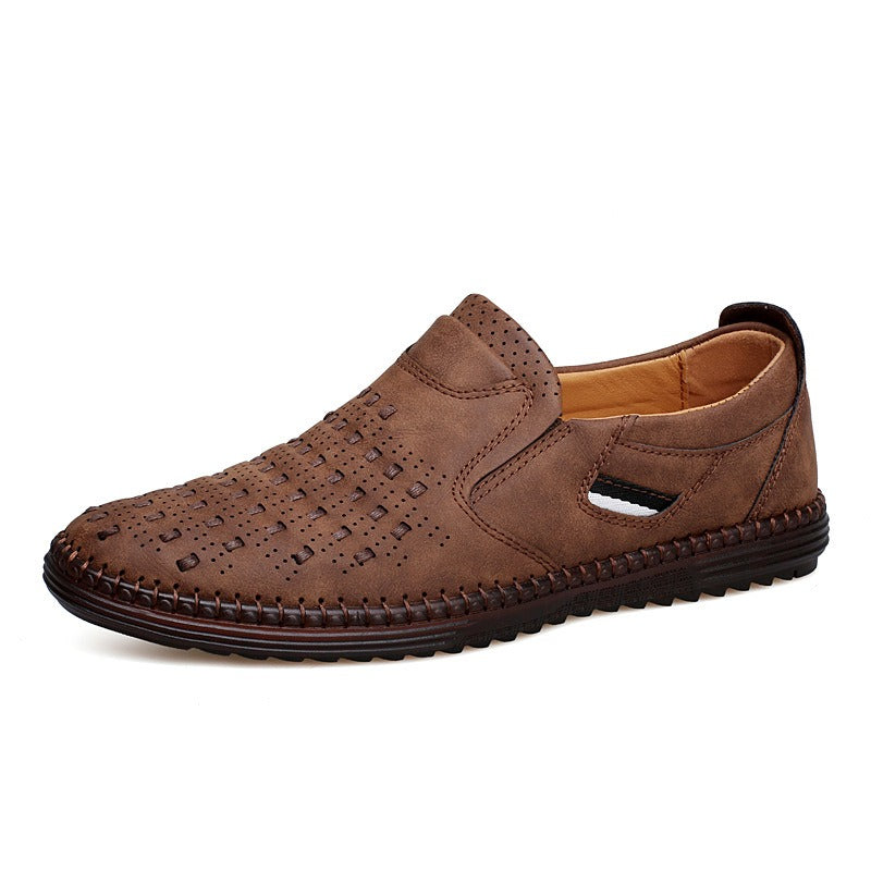 Herren Slipper aus perforiertem Leder - Dalton