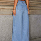Ärmelloses Denim-Set für Damen mit schmaler Passform - Nadine