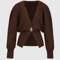Damen Strickjacke mit dekorativer Knopfleiste - Romane