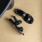 Damen-Sandalen mit Metallschnallen - Liora