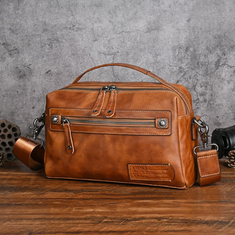 Herrenhandtasche aus Kunstleder kompaktes urbanes Design - Laurent