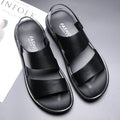 Herren Sandalen mit breitem Riemen im klassischen Stil - Lior