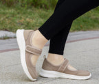 Atmungsaktive orthopädische Damenschuhe mit Klettverschluss - Hilda