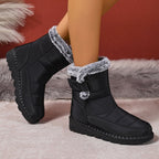 Damen-Winterstiefel mit Thermofutter und rutschfester Sohle - Wolle