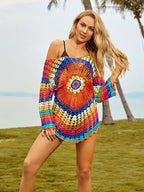 Ocean Chic - Crochet Halo Beach Cover-up