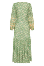 Elvira - Splice bedrucktes Maxikleid mit Knöpfen