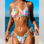 Ocean Chic - Bedruckter Loop-Bikini
