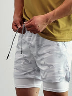 Evolution 2-in-1 Mesh Shorts mit Innenfutter