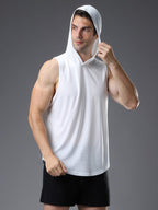 Ärmelloses T-shirt mit Kapuze
